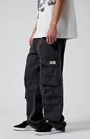 PacSun Black Baggy Cargo Jeans