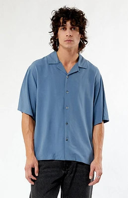 PacSun Solid Mirage Oversized Camp Shirt