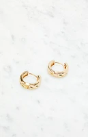 LA Hearts Hoop Earrings