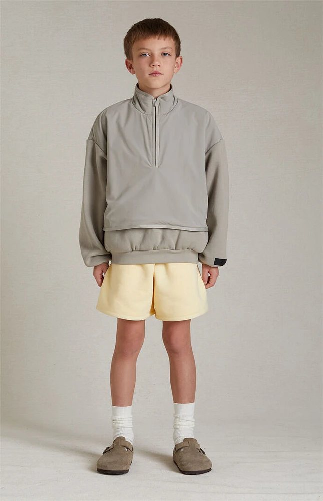 Fear of God Essentials Seal Nylon Fleece Mock Neck Sweatshirt