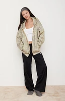 Pacsun Camo Tree Zip Up Hoodie
