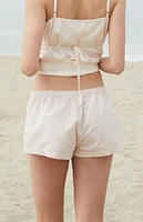 John Galt Light Pink Keira Boxer Shorts