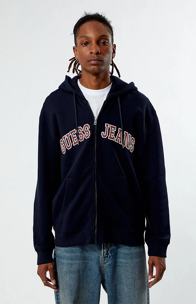 Guess Jeans Patch Full Zip Hoodie