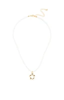 LA Hearts Juno Pearl Heart Layered Necklace