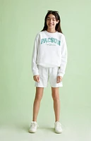 PacSun Kids White Crew Neck Sweatshirt