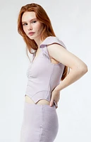 CIRCUS NY Patsy Lavender Frost Top