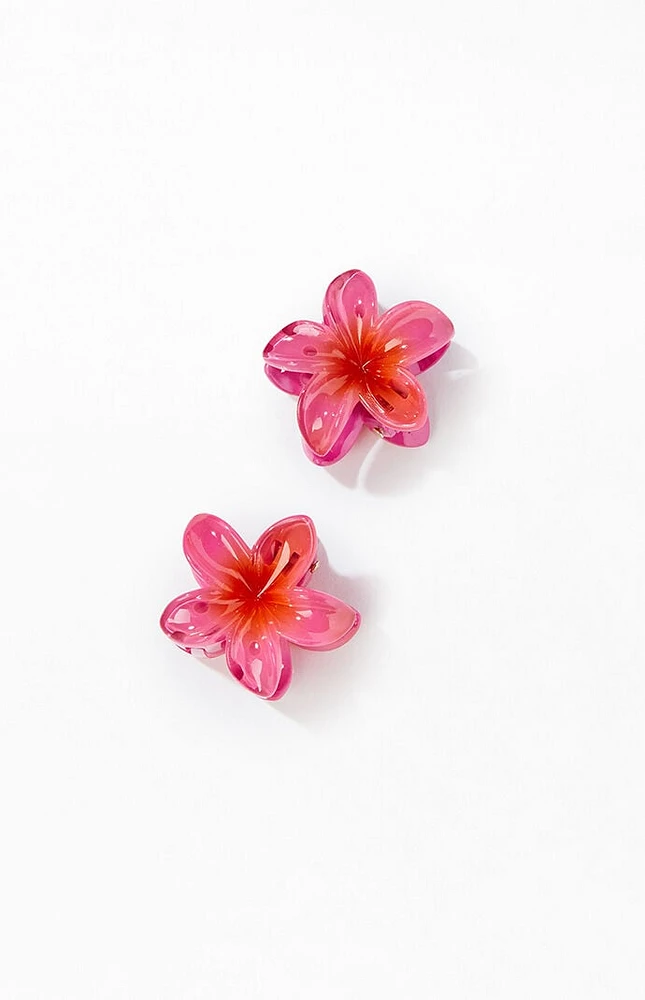 LA Hearts 2 Pack Mini Flower Hair Clips