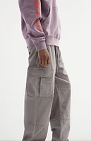 PacSun Stretch Gray Baggy Cargo Pants