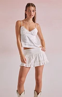 Beverly and Beck Arabella Satin Tie Back Tank Top