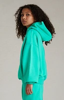 Kids Fear of God Essentials Mint Leaf Hoodie