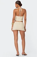 Edikted Fiona Knit Mini Skirt