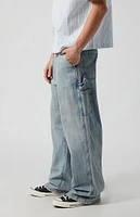 PacSun Light Indigo Extreme Baggy Carpenter Jeans