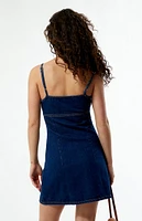 LA Hearts Denim Bustier Mini Dress