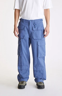 RC Outdoor Supply Blue Cotton Baggy Cargo Pants