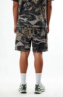 Pacsun Camo Fleece Volley Sweat Shorts