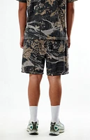 PacSun Camo Fleece Volley Sweat Shorts