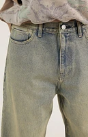 PacSun Blake Tinted Extreme Baggy Jeans Light Indigo
