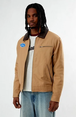 FORD Tan Canvas Gas Jacket