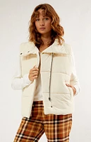 PacSun Asymmetrical Puffer Vest