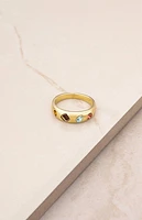 Ettika Lively Rainbow Crystal Ring