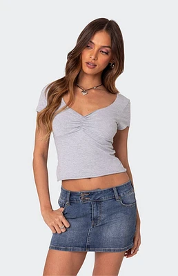Edikted Ava Ruched Top