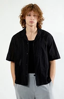 Pacsun Pointelle Oversized Camp Shirt