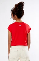 Champion Red Classic Jersey Y2K T-Shirt