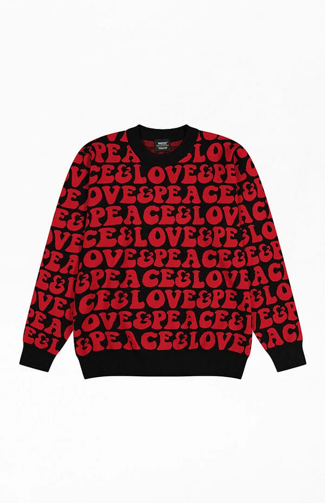 WeSC America Inc Leon Peace & Love Sweater
