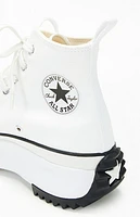 Converse White Run Star Hike High Top Sneakers