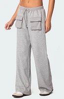 Edikted Bailey French Terry Cargo Pants