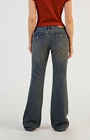 Pacsun Jade Low Rise Bootcut Jeans Dark Indigo
