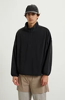 A.R.C. Black Half Zip Oversized Pullover Sweatshirt