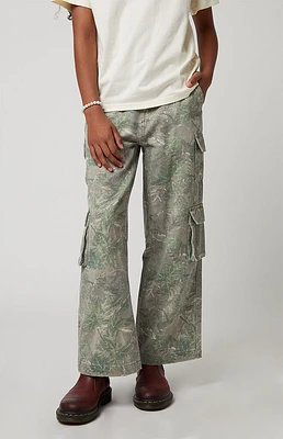 PacSun Kids Camo Baggy Cargo Jeans