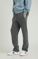 PacSun Washed Black Straight Leg Sweatpants