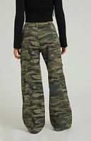 PacSun Camouflage Lightweight Low Rise Baggy Pants