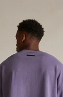 Fear of God Essentials Lavender Heavy Long Sleeve T-Shirt