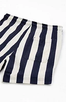 Pacsun Times Striped Seersucker 4.5'' Swim Trunks