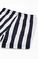 PacSun Times Striped Seersucker 4.5'' Swim Trunks