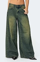 Edikted Shawn Washed Low Rise Jeans