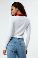 Coca-Cola By PacSun Vintage Polo Long Sleeve Top