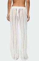 Edikted Echo Ladder Knit Pants