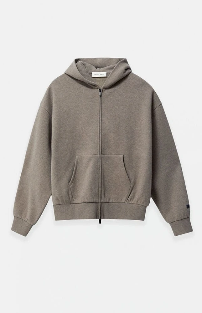 Fear of God Essentials Homestead Heather Classic Fleece Zip Up Hoodie