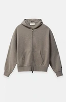 Fear of God Essentials Homestead Heather Classic Fleece Zip Up Hoodie