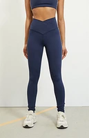 PAC 1980 WHISPER Active Navy Side Tracked Yoga Pants