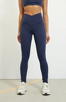 PAC 1980 WHISPER Active Navy Side Tracked Yoga Pants