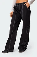 Edikted Helen Low Rise Cargo Pants