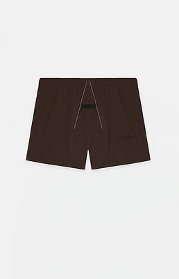 Kids Fear of God Essentials Wood Nylon Running Shorts