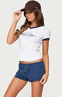 Edikted Santa Monica V Neck T-Shirt