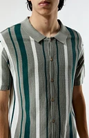 PacSun Green Button Down Polo Shirt