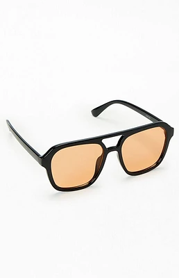 PacSun Plastic Aviator Sunglasses